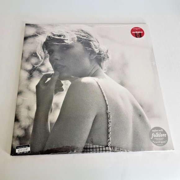 Taylor Swift - FOLKLORE RED 2XLP-Meet Me Behind The Mall -TARGET EXCLUSIVE VINYL - Picture 2 of 3